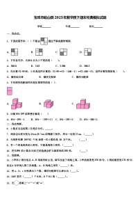 宝鸡市岐山县2023年数学四下期末经典模拟试题含解析