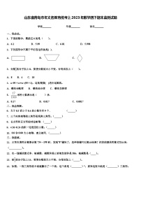 山东省青岛市年义务教育统考上2023年数学四下期末监测试题含解析