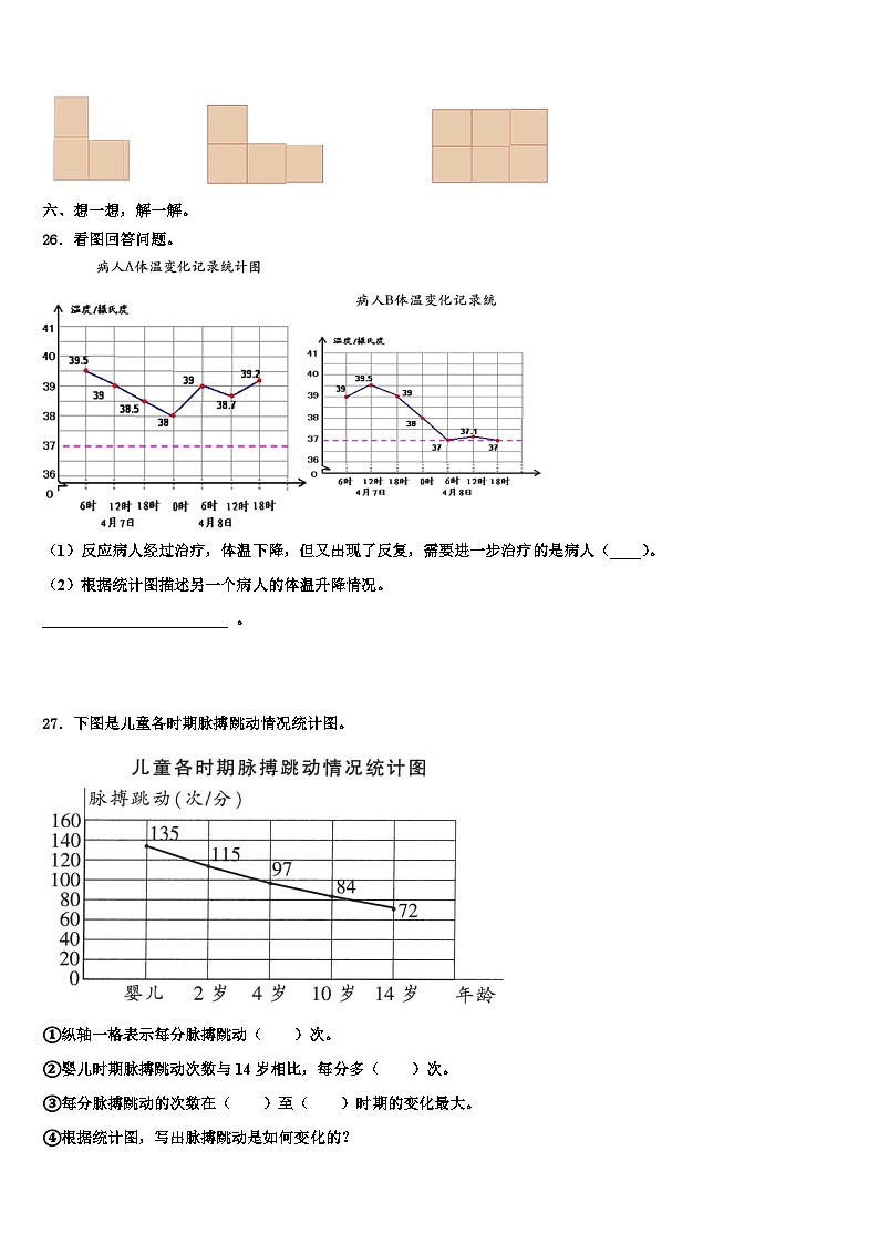 山西省长治市郊区2023年数学四下期末教学质量检测模拟试题含解析第3页
