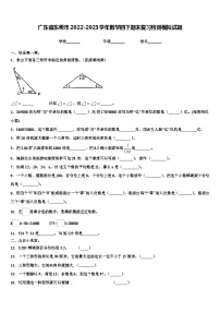 广东省东莞市2022-2023学年数学四下期末复习检测模拟试题含解析