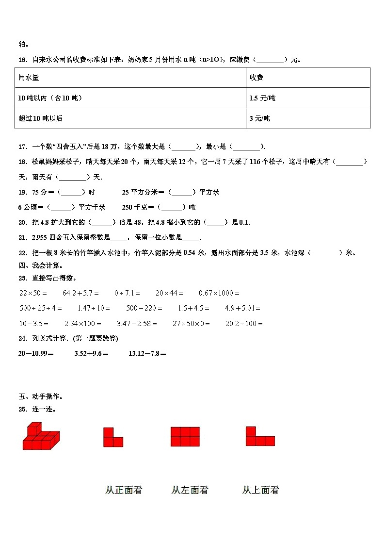 广东省汕尾市城区2023届数学四下期末复习检测试题含解析第2页
