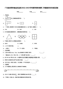 广东省深圳市南山区监测2022-2023学年数学四年级第二学期期末综合测试试题含解析