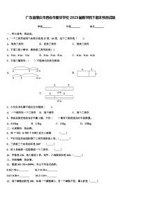 广东省肇庆市四会市星华学校2023届数学四下期末预测试题含解析