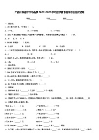 广西壮族南宁市马山县2022-2023学年数学四下期末综合测试试题含解析