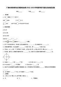 广西壮族贺州市富川瑶族自治县2022-2023学年数学四下期末达标测试试题含解析