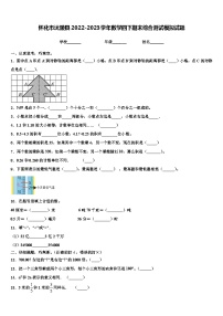 怀化市沅陵县2022-2023学年数学四下期末综合测试模拟试题含解析