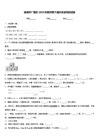 扬州市广陵区2023年数学四下期末质量检测试题含解析