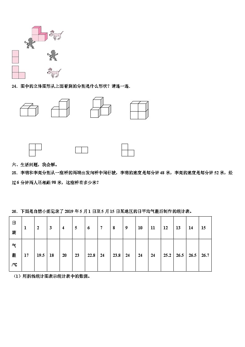 新疆省克拉玛依市2023年数学四下期末统考模拟试题含解析03