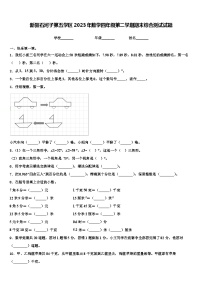 新疆石河子第五学区2023年数学四年级第二学期期末综合测试试题含解析