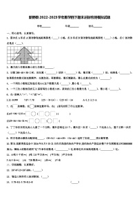 新野县2022-2023学年数学四下期末达标检测模拟试题含解析