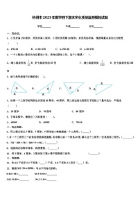 林州市2023年数学四下期末学业质量监测模拟试题含解析