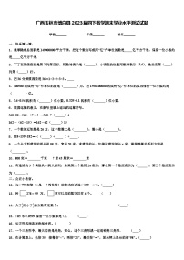 广西玉林市博白县2023届四下数学期末学业水平测试试题含解析