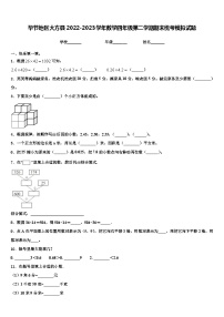 毕节地区大方县2022-2023学年数学四年级第二学期期末统考模拟试题含解析