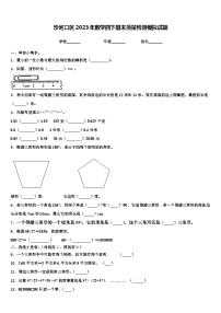 沙河口区2023年数学四下期末质量检测模拟试题含解析