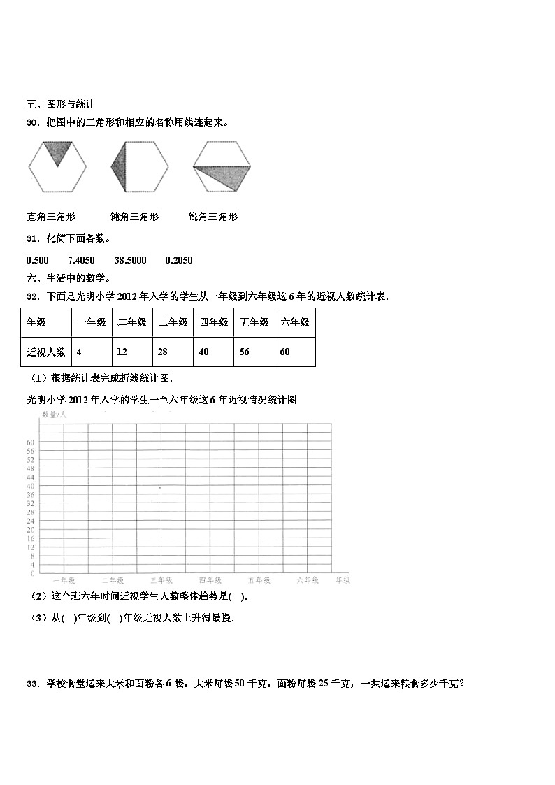 河北省承德市2022-2023学年数学四年级第二学期期末统考模拟试题含解析03