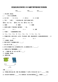 河北省石家庄市裕华区2023届四下数学期末复习检测试题含解析