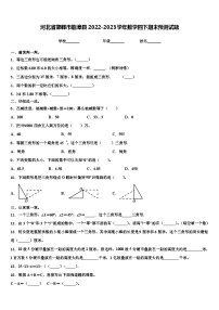 河北省邯郸市临漳县2022-2023学年数学四下期末预测试题含解析