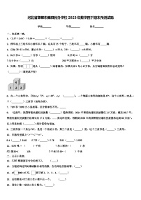 河北省邯郸市魏县民办学校2023年数学四下期末预测试题含解析