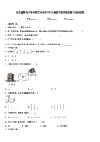 河北省邢台市平乡县艾村小学2023届四下数学期末复习检测试题含解析