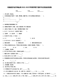 河南省驻马店市确山县2022-2023学年数学四下期末学业质量监测试题含解析