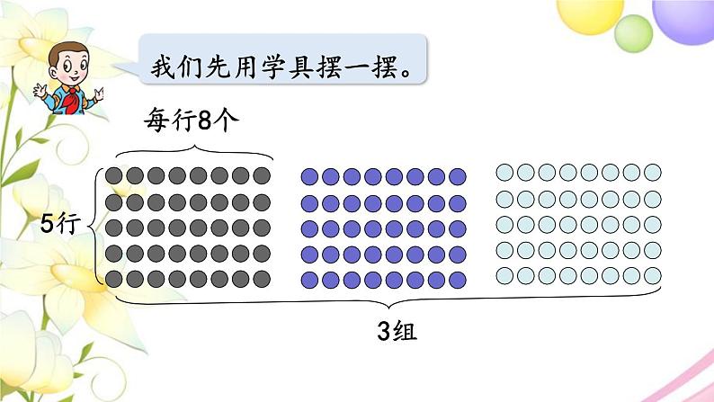 青岛版小学三年级数学下册四解决问题信息窗1第1课时用连乘两步计算解决问题作业课件06