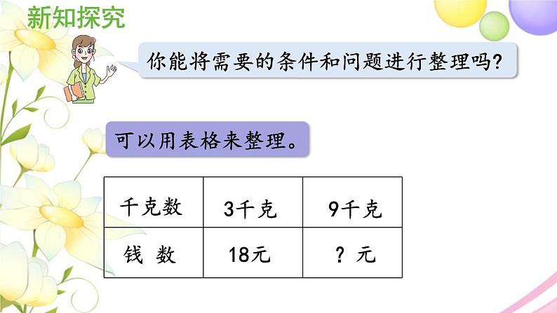 青岛版小学三年级数学下册四解决问题信息窗2第1课时用乘除法两步计算解决问题1作业课件05