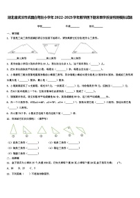 湖北省武汉市武昌白鹭街小学年2022-2023学年数学四下期末教学质量检测模拟试题含解析