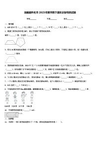 湖南省怀化市2023年数学四下期末达标检测试题含解析