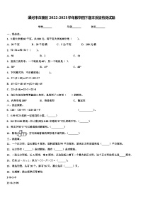 漯河市召陵区2022-2023学年数学四下期末质量检测试题含解析