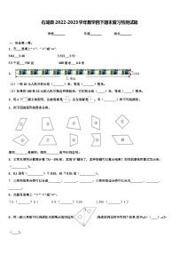 石城县2022-2023学年数学四下期末复习检测试题含解析