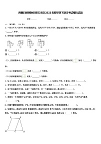 西藏日喀则地区聂拉木县2023年数学四下期末考试模拟试题含解析