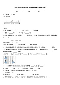 鄂伦春自治旗2023年数学四下期末统考模拟试题含解析