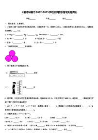 长春市榆树市2022-2023学年数学四下期末预测试题含解析