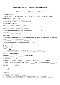 陕西省咸阳市乾县2023年数学四下期末经典模拟试题含解析