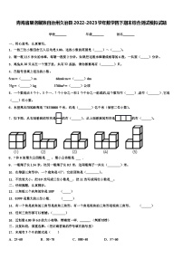 青海省果洛藏族自治州久治县2022-2023学年数学四下期末综合测试模拟试题含解析