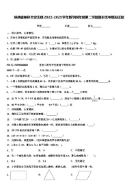 陕西省榆林市定边县2022-2023学年数学四年级第二学期期末统考模拟试题含解析