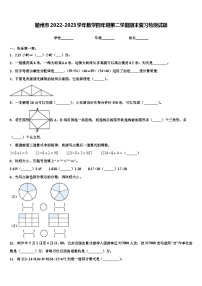 随州市2022-2023学年数学四年级第二学期期末复习检测试题含解析