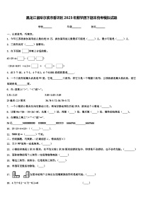 黑龙江省哈尔滨市香坊区2023年数学四下期末统考模拟试题含解析