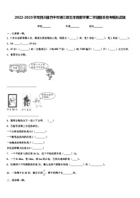 2022-2023学年四川省巴中市通江县五年级数学第二学期期末统考模拟试题含解析