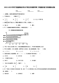 2022-2023学年宁夏回族银川市永宁县五年级数学第二学期期末复习检测模拟试题含解析