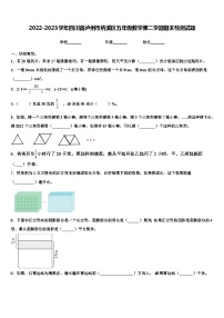 2022-2023学年四川省泸州市纳溪区五年级数学第二学期期末检测试题含解析