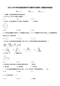 2022-2023学年安徽省合肥市庐江县数学五年级第二学期期末预测试题含解析