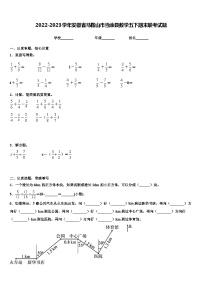 2022-2023学年安徽省马鞍山市当涂县数学五下期末联考试题含解析