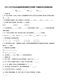 2022-2023学年山东省德州市临邑县数学五年级第二学期期末综合测试模拟试题含解析