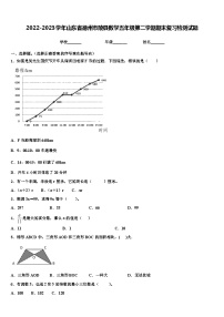 2022-2023学年山东省德州市陵县数学五年级第二学期期末复习检测试题含解析