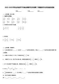 2022-2023学年山东省济宁市鱼台县数学五年级第二学期期末学业质量监测试题含解析