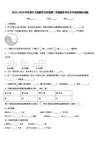 2022-2023学年四子王旗数学五年级第二学期期末学业水平测试模拟试题含解析