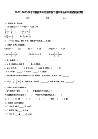 2022-2023学年安徽省滁州市数学五下期末学业水平测试模拟试题含解析