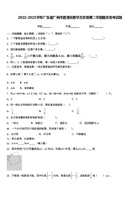 2022-2023学年广东省广州市荔湾区数学五年级第二学期期末统考试题含解析