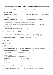 2022-2023学年广东省揭阳市产业转移工业园区数学五下期末学业质量监测试题含解析